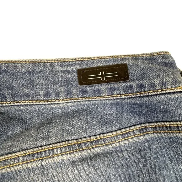 Liverpool Blue Distressed the Crop Boyfriend Women's Jeans Size 10 LM5066TT - Picture 5 of 11